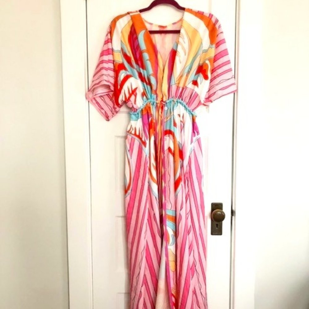 Retro Glam Maxi Dress - Plus Size